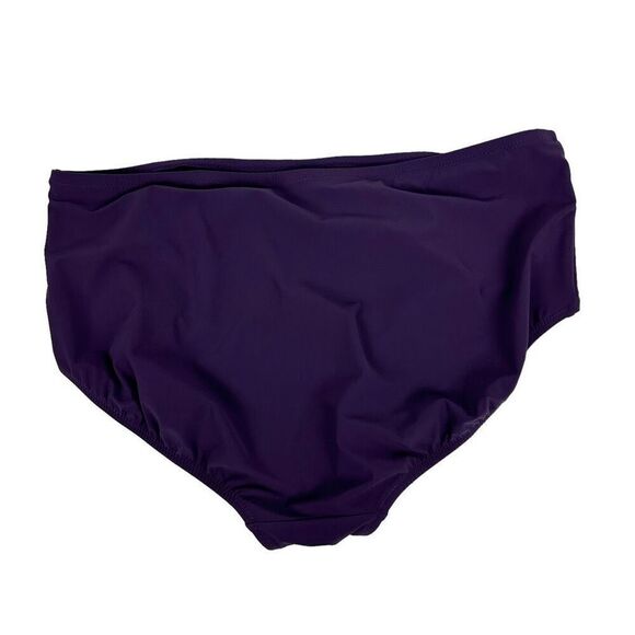 Lands End Halter Slimming Tankini Top & Bottom size 18W Eggplant - Picture 9 of 12